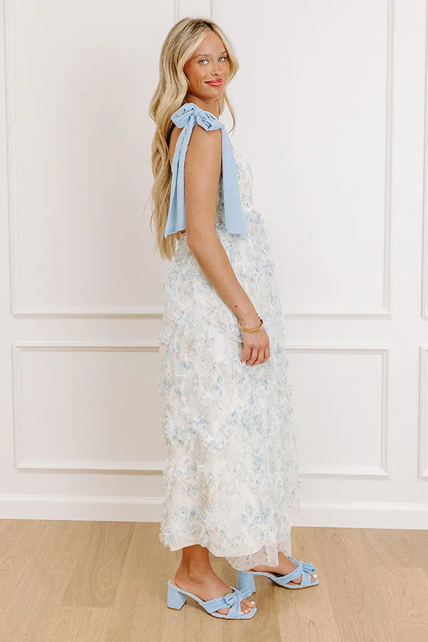 Wildflower Whimsy Ruffle Midi Dress sold by Impressions product image thumbnail 3