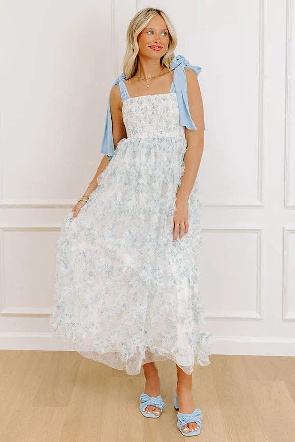 Wildflower Whimsy Ruffle Midi Dress sold by Impressions