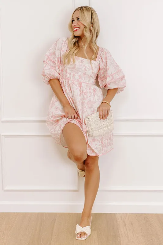 Romantic Cottage Floral Mini Dress sold by Impressions