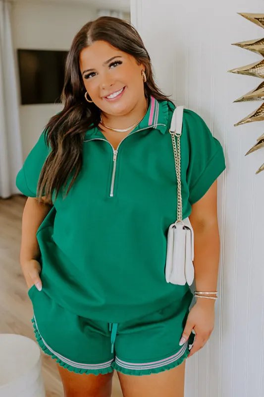 Everyday Ease Quarter Zip Top Curves sold by Impressions