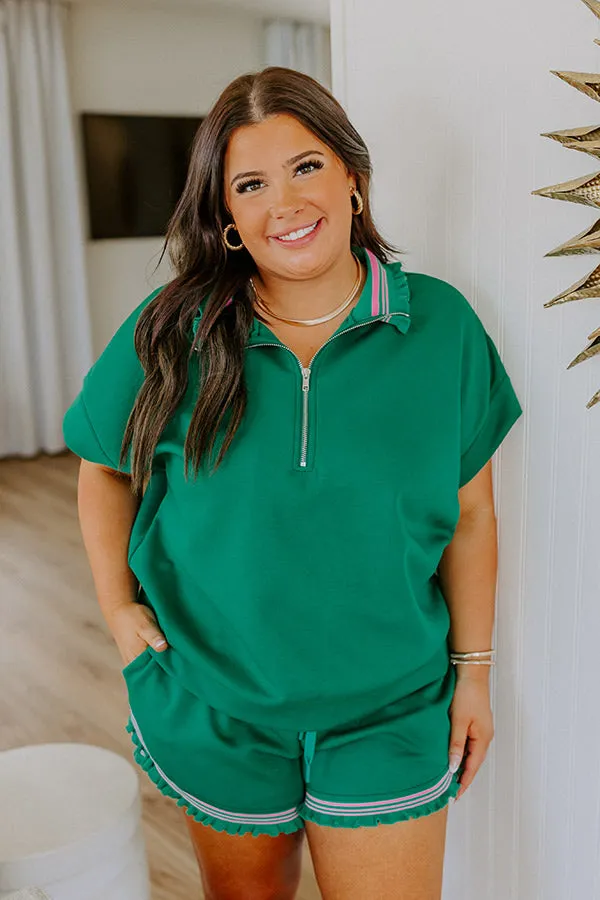 Everyday Ease Quarter Zip Top Curves sold by Impressions product image thumbnail 3