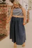 Brunch On The Pier Stripe Mid Dress Curves sold by Impressions