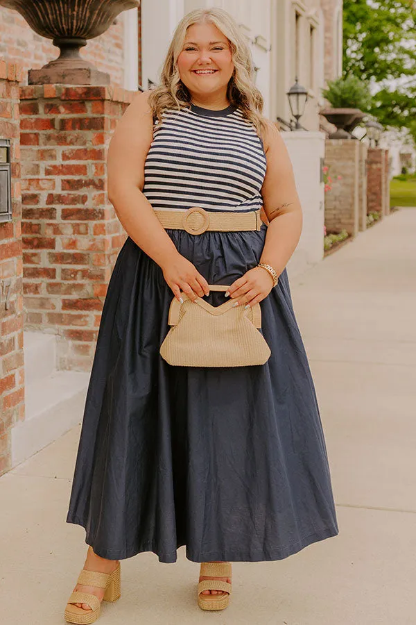 Brunch On The Pier Stripe Mid Dress Curves sold by Impressions product image thumbnail 2