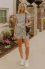 Dockside Cutie Stripe Romper in Black sold by Impressions