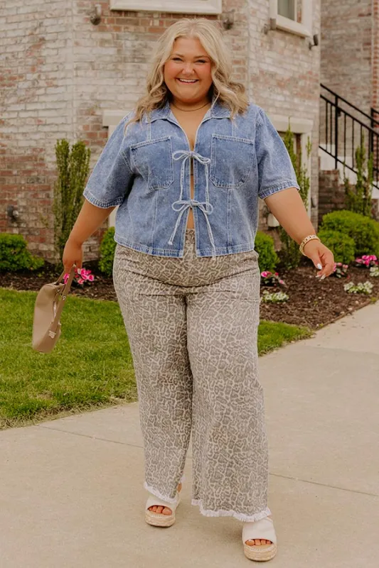 The Lindsey High Waist Wide Leg Pants Curves sold by Impressions