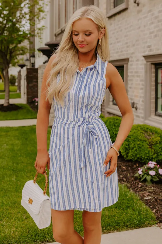 Yacht Club Social Stripe Mini Dress sold by Impressions