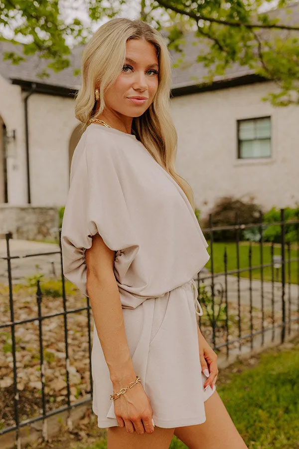 Everyday Chic Bubble Top in Taupe sold by Impressions product image thumbnail 4
