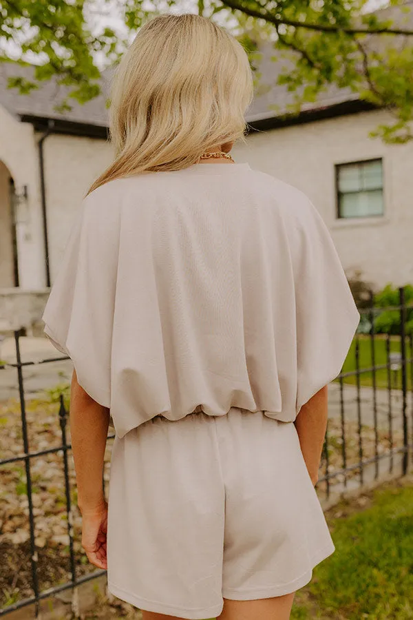 Everyday Chic Bubble Top in Taupe sold by Impressions product image thumbnail 5