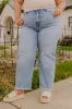 RISEN Willa High Waist Wide Leg Jean Curves sold by Impressions