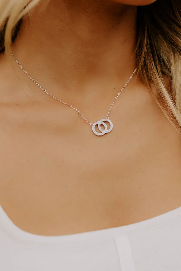 Sweet Smile Cubic Zirconia Necklace in Silver sold by Impressions product image thumbnail 2