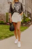 The Zailey High Waist Skort in French Vanilla sold by Impressions