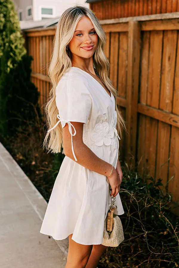 Kind Energy Mini Dress in White sold by Impressions product image thumbnail 4