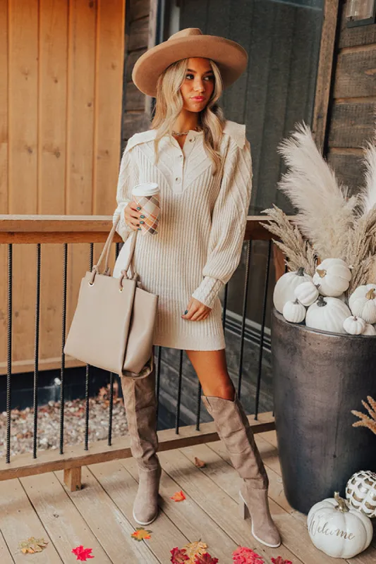 Cozy To The Touch Sweater Dress sold by Impressions