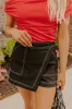 The Zailey High Waist Skort in Black sold by Impressions