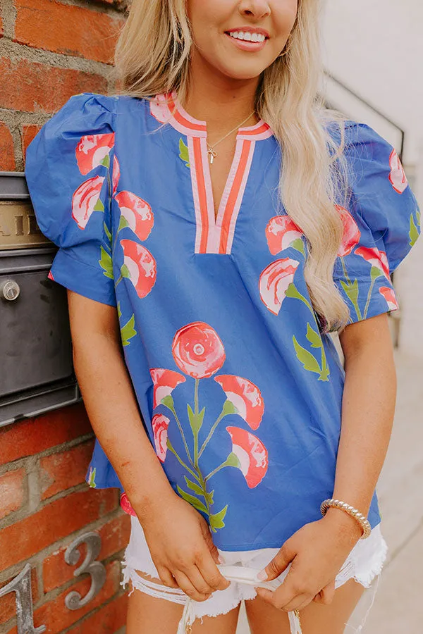 Tulip Picking Floral Top sold by Impressions product image thumbnail 5