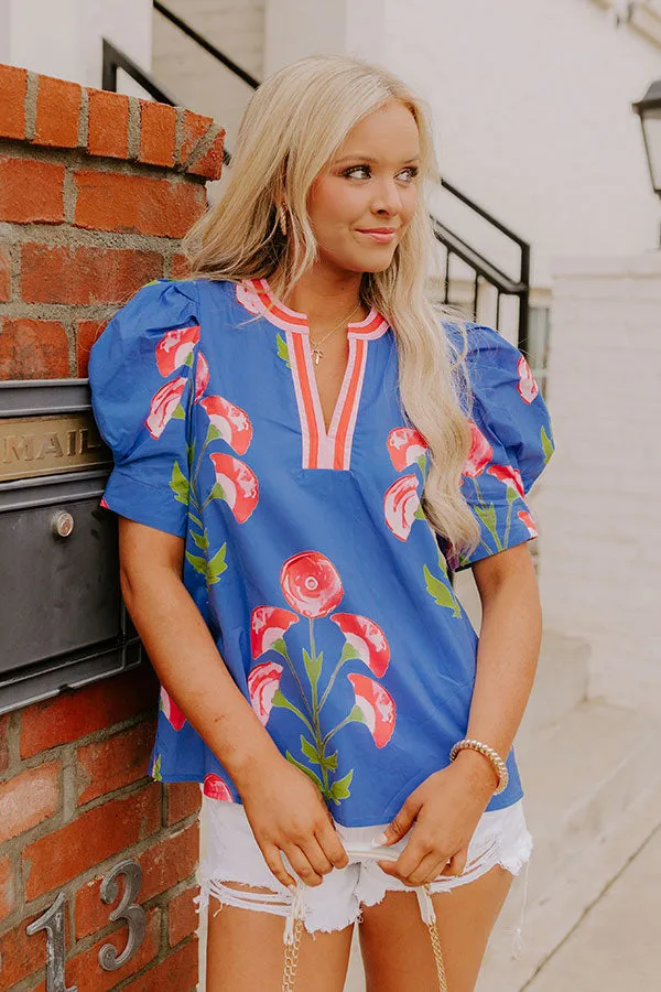 Tulip Picking Floral Top sold by Impressions product image thumbnail 2