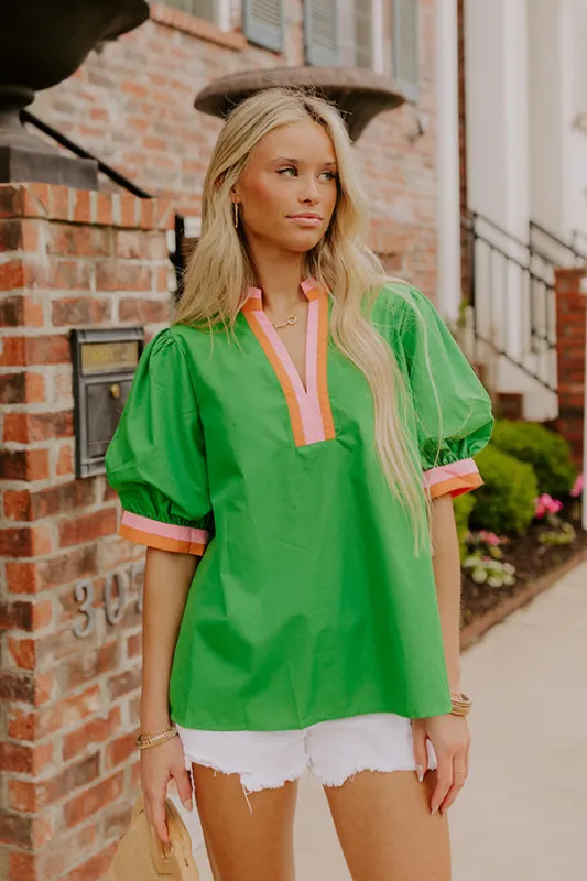 Sunday Mimosas Shift Top sold by Impressions