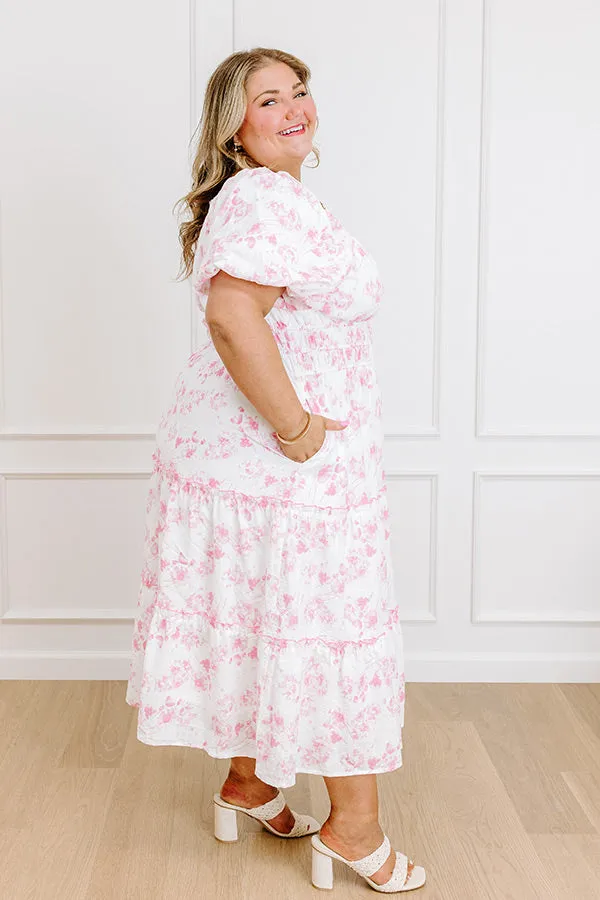 Sweet Pea Floral Midi Dress Curves sold by Impressions product image thumbnail 4