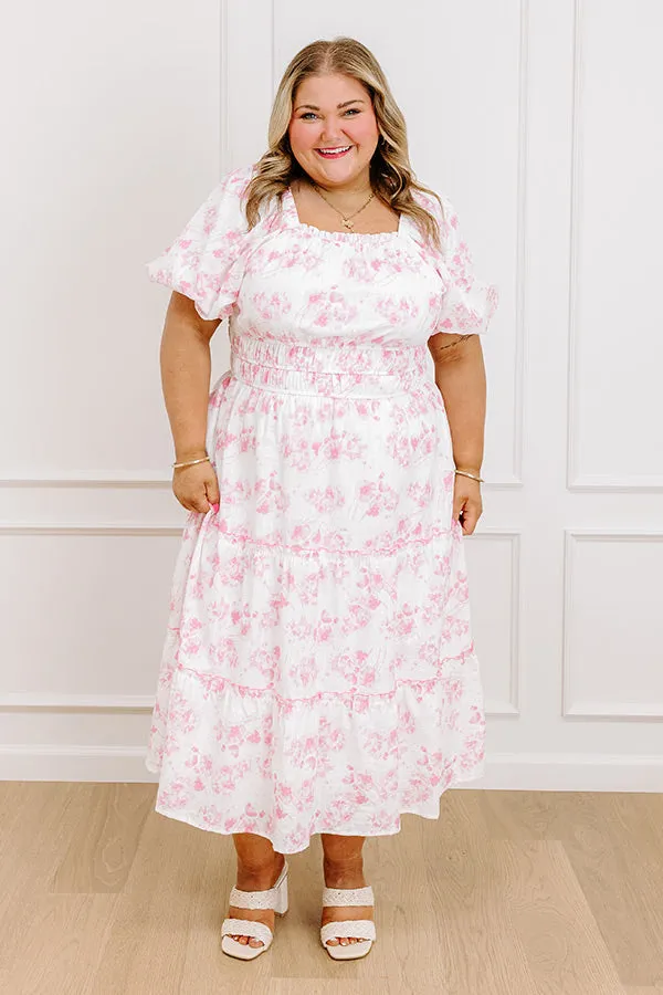 Sweet Pea Floral Midi Dress Curves sold by Impressions