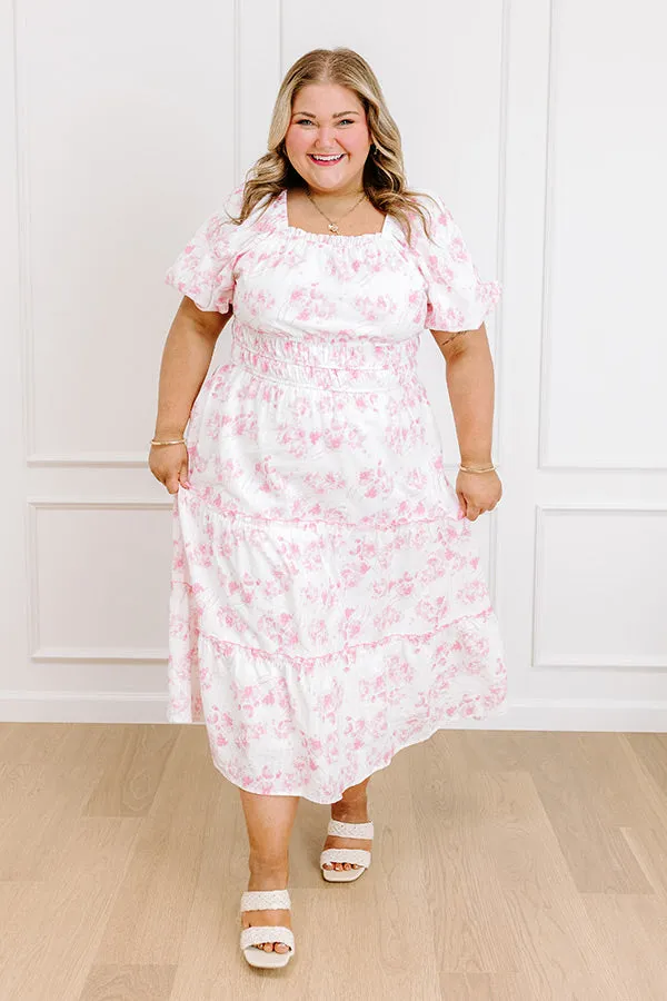 Sweet Pea Floral Midi Dress Curves sold by Impressions product image thumbnail 5