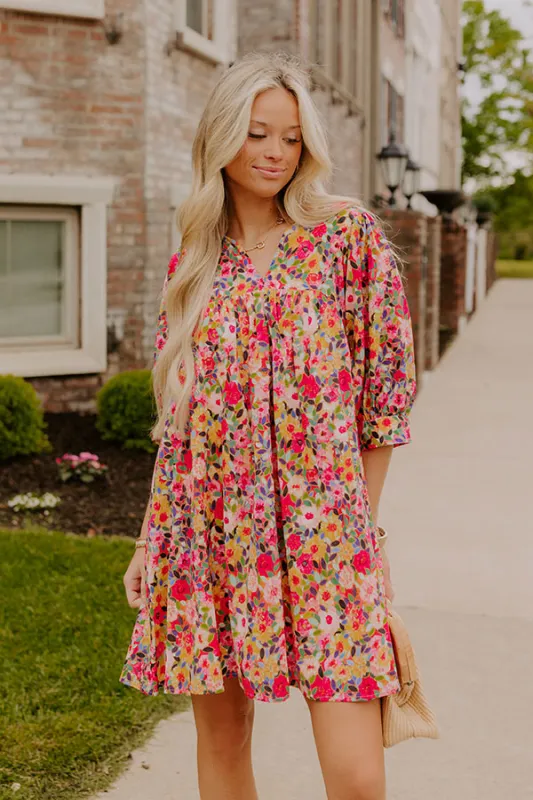 Mosaic of Style Floral Mini Dress sold by Impressions