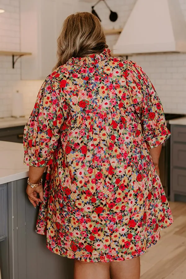 Mosaic of Style Floral Mini Dress Curves sold by Impressions product image thumbnail 4