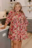 Mosaic of Style Floral Mini Dress Curves sold by Impressions
