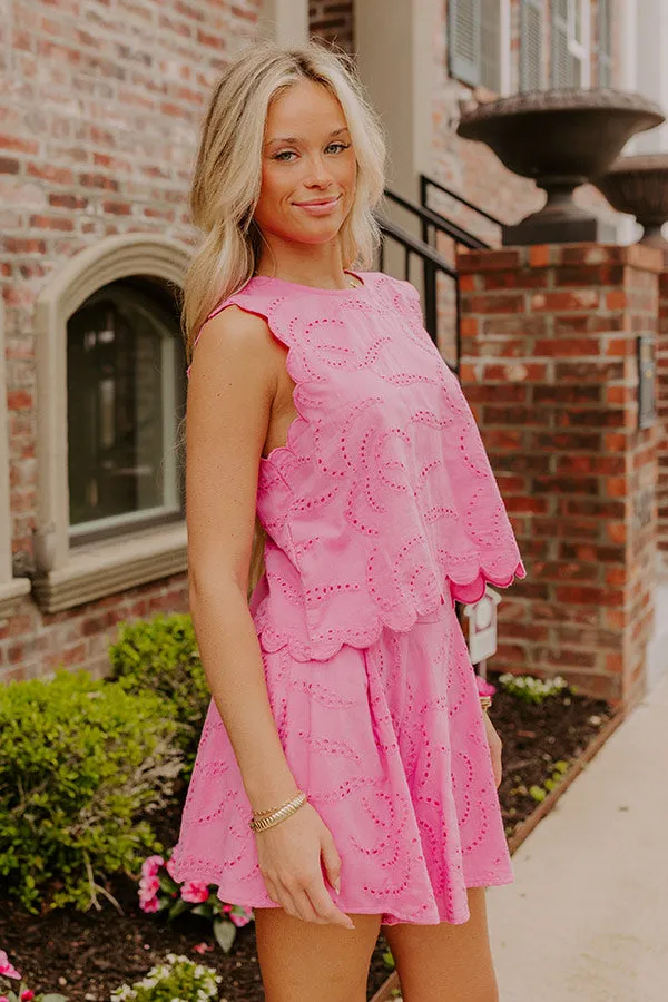 Prosecco Sippin' Eyelet Top sold by Impressions product image thumbnail 3