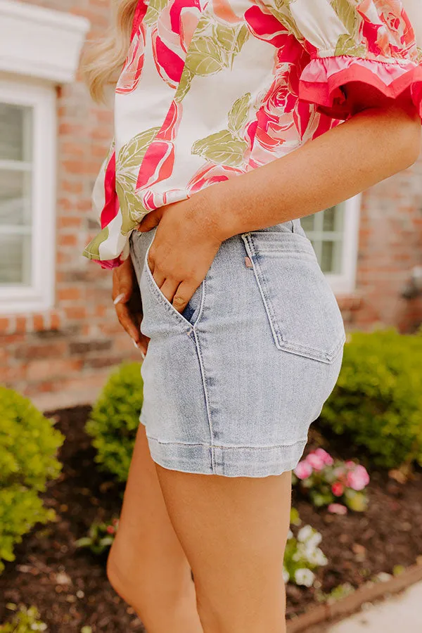 JUDY BLUE Stella High Waist Shorts sold by Impressions product image thumbnail 5