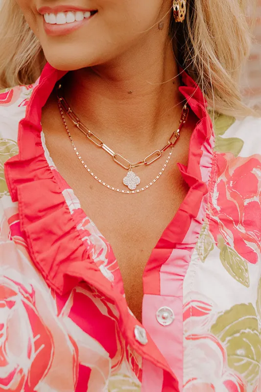 Sparkle In Your Eyes Layered Necklace sold by Impressions