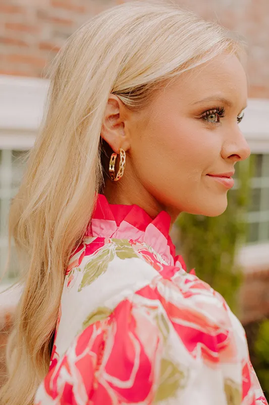 Caught Your Eye Hoop Earrings sold by Impressions