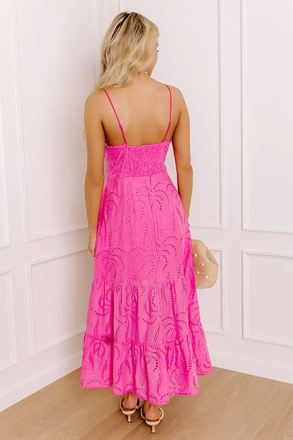 Prosecco Sippin' Eyelet Midi Dress sold by Impressions product image thumbnail 5