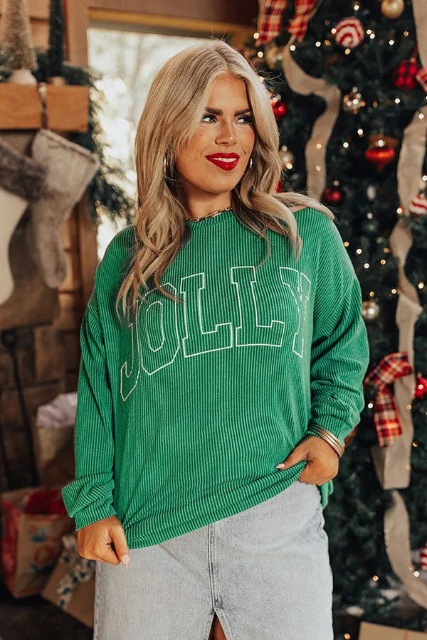 Jolly Graphic Tee In Green Curves sold by Impressions product image thumbnail 4