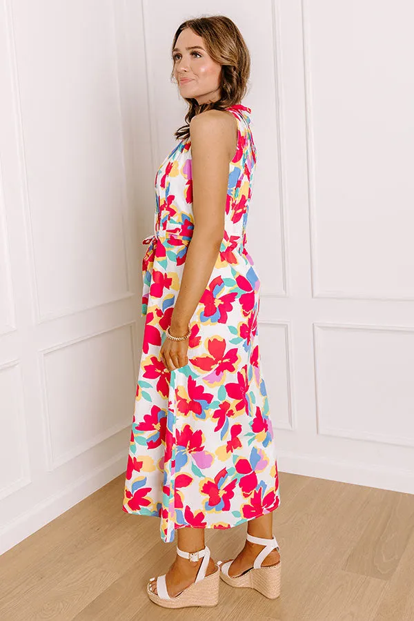 Sunny Disposition Floral Midi Dress sold by Impressions product image thumbnail 4