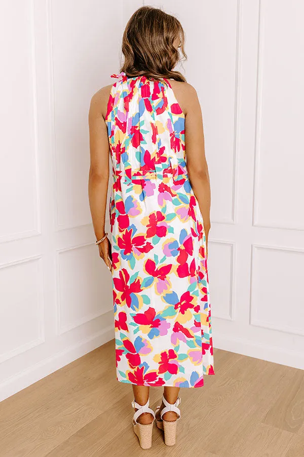 Sunny Disposition Floral Midi Dress sold by Impressions product image thumbnail 5