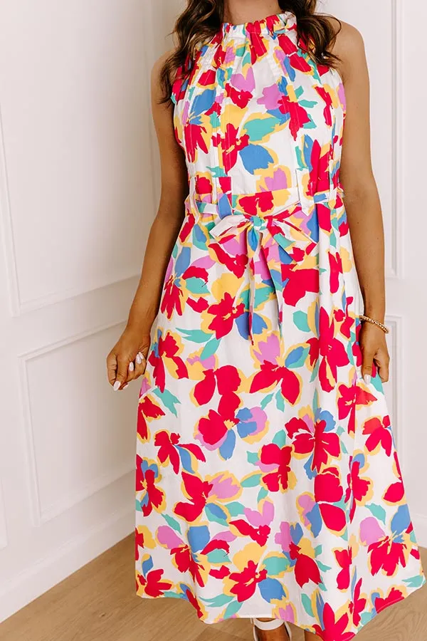 Sunny Disposition Floral Midi Dress sold by Impressions product image thumbnail 2