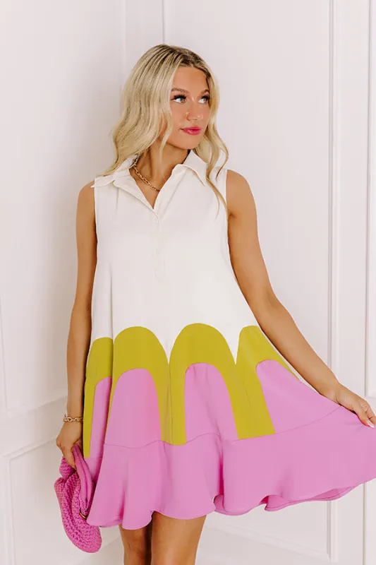 Sweetie Pie Color Block Mini Dress sold by Impressions