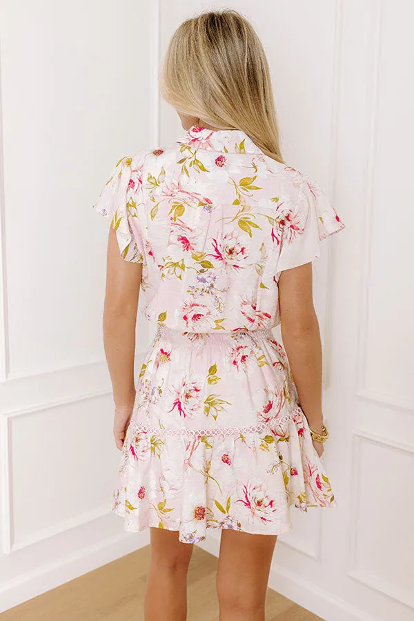 Sunshine Spritz Floral Mini Dress sold by Impressions product image thumbnail 4