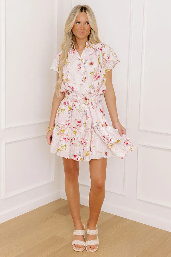 Sunshine Spritz Floral Mini Dress sold by Impressions