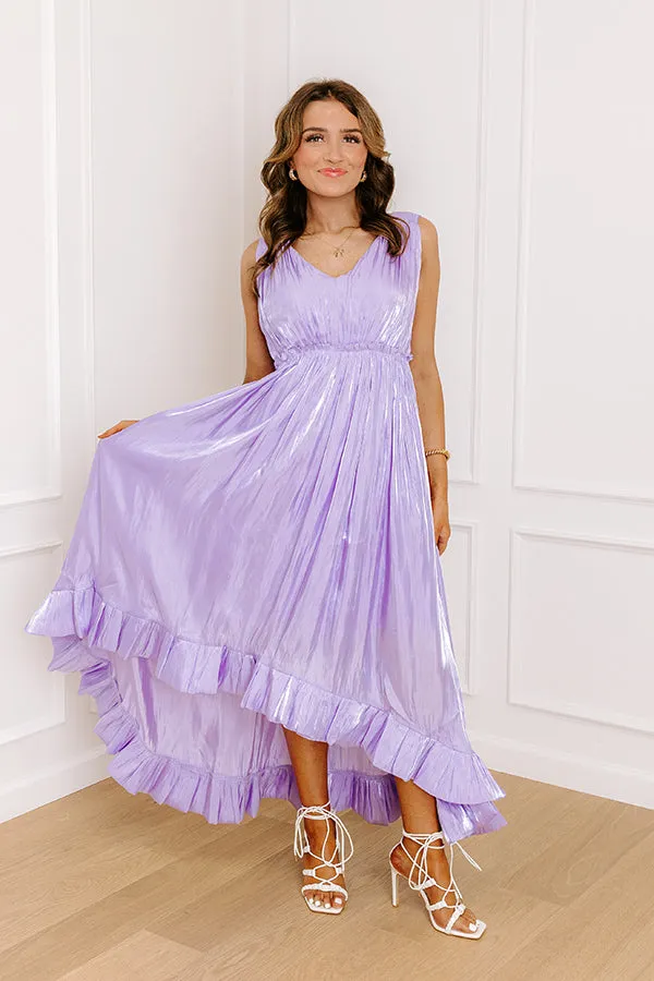 Evening Charm Satin Midi Dress sold by Impressions product image thumbnail 3