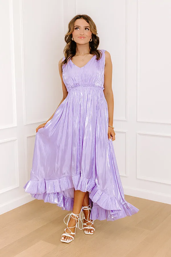 Evening Charm Satin Midi Dress sold by Impressions