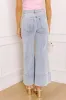 The Vicky Midrise Pearl Embellished Wide Leg Jean sold by Impressions