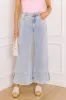 The Vicky Midrise Pearl Embellished Wide Leg Jean sold by Impressions