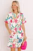 Sip in Style Floral Mini Dress sold by Impressions