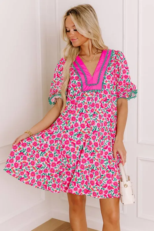 Sweet Personality Floral Mini Dress sold by Impressions