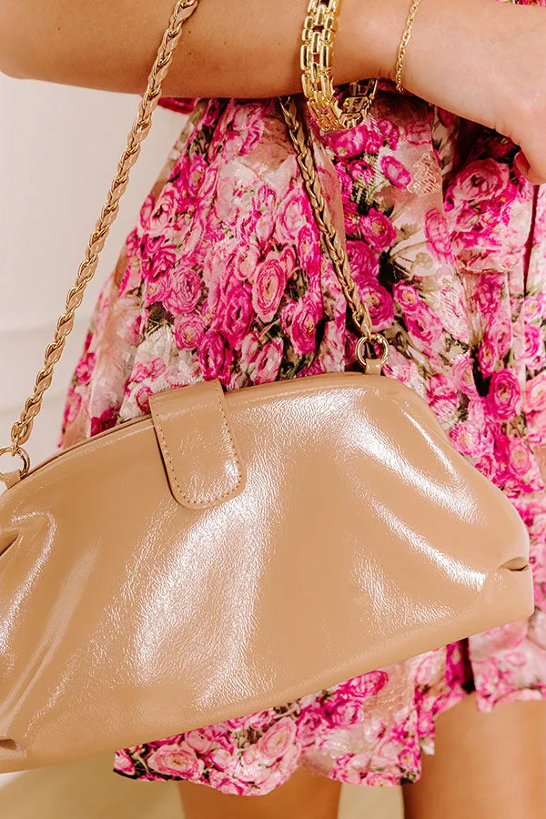 Skyline Views Patent Purse in Iced Latte sold by Impressions product image thumbnail 4