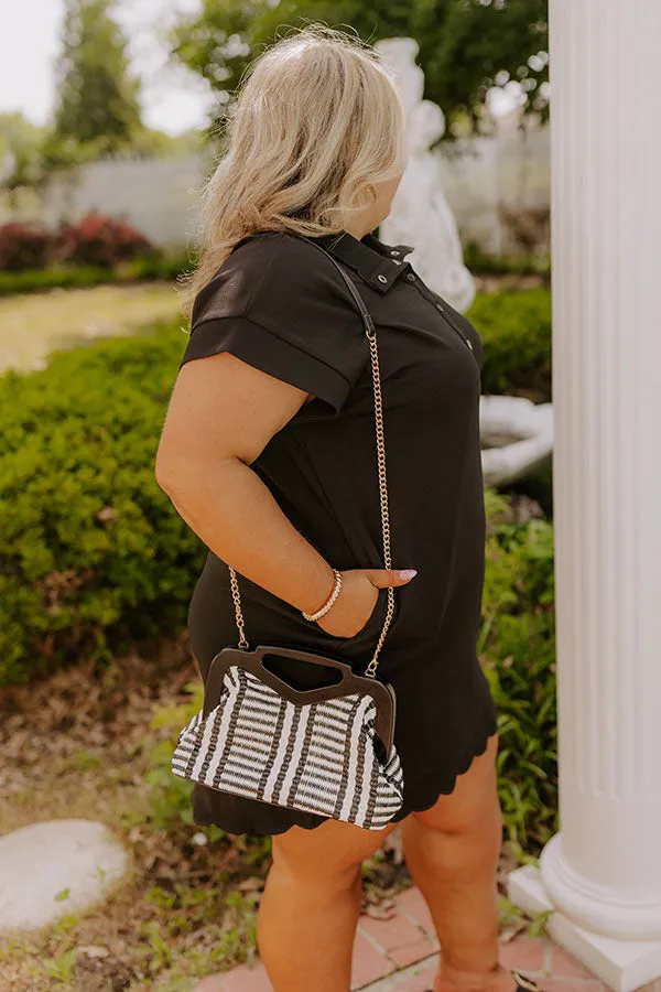 Patio Brunch Mini Dress in Black Curves sold by Impressions product image thumbnail 3