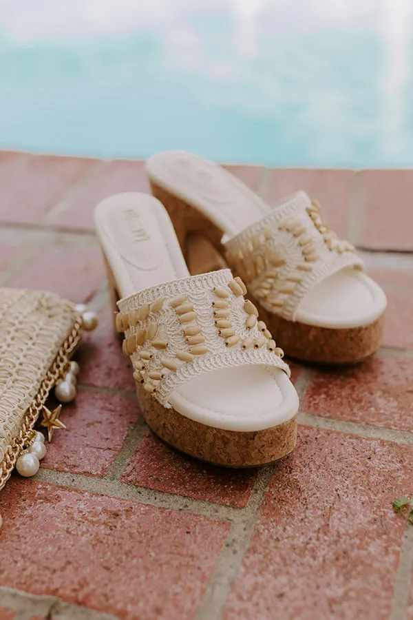 The Ariella Crochet Platform Heel sold by Impressions product image thumbnail 4