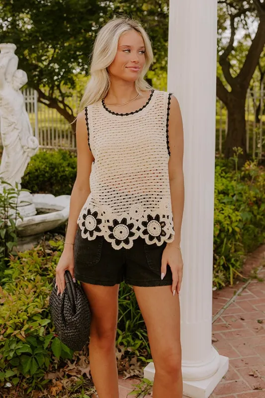 Blooming Coast Crochet Top sold by Impressions