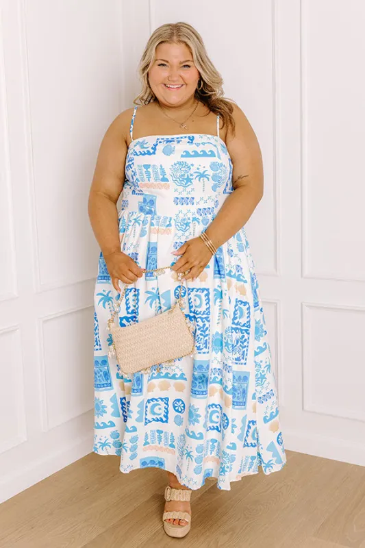Coastal Daydream Midi Dress Curves sold by Impressions